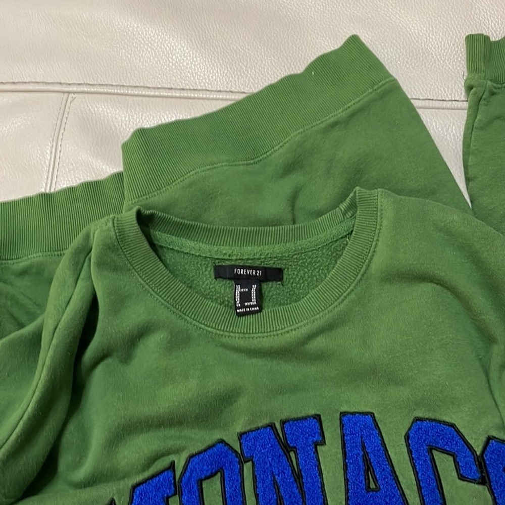 Monaco Green Graphic Sweatshirt Size XSmall - Picture 5 of 9